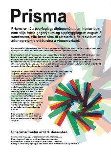 Prisma á nýju ári – umsóknarfrestur er að renna út